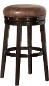 5990-830 Dark Brown Swivel Bar Stool - Benard
