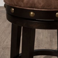 5990-826 Dark Brown Swivel Counter Height Stool - Benard-5