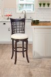 4783-826 Dark Cherry Swivel Counter Height Stool - Bayberry