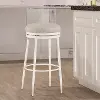 Off White Swivel Bar Stool - Aubrie