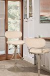 4629-830 Modern Cream Swivel Adjustable Height Bar Stool - Athena