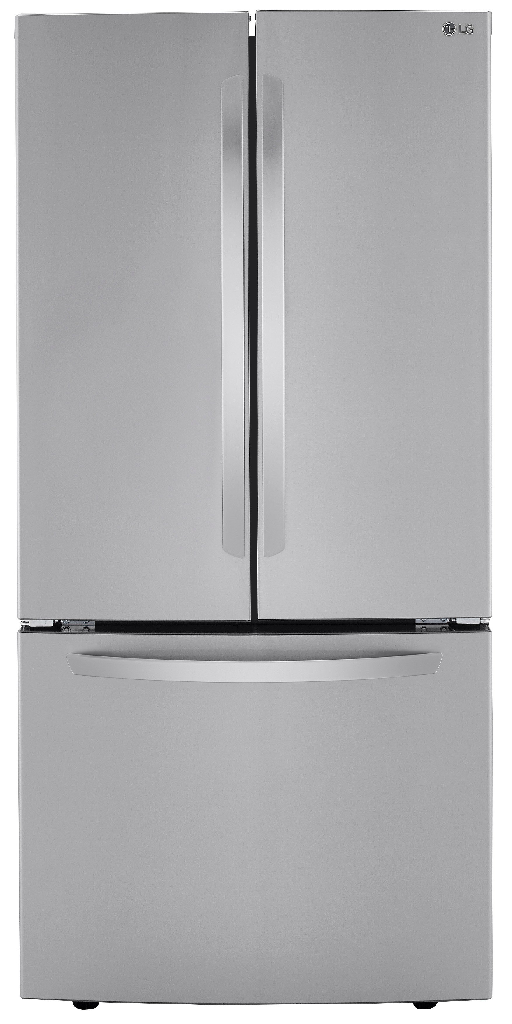 LRFCS25D3S LG 25.2 cu ft French Door Refrigerator - 33 W Fingerprint Resistant Stainless Steel-3