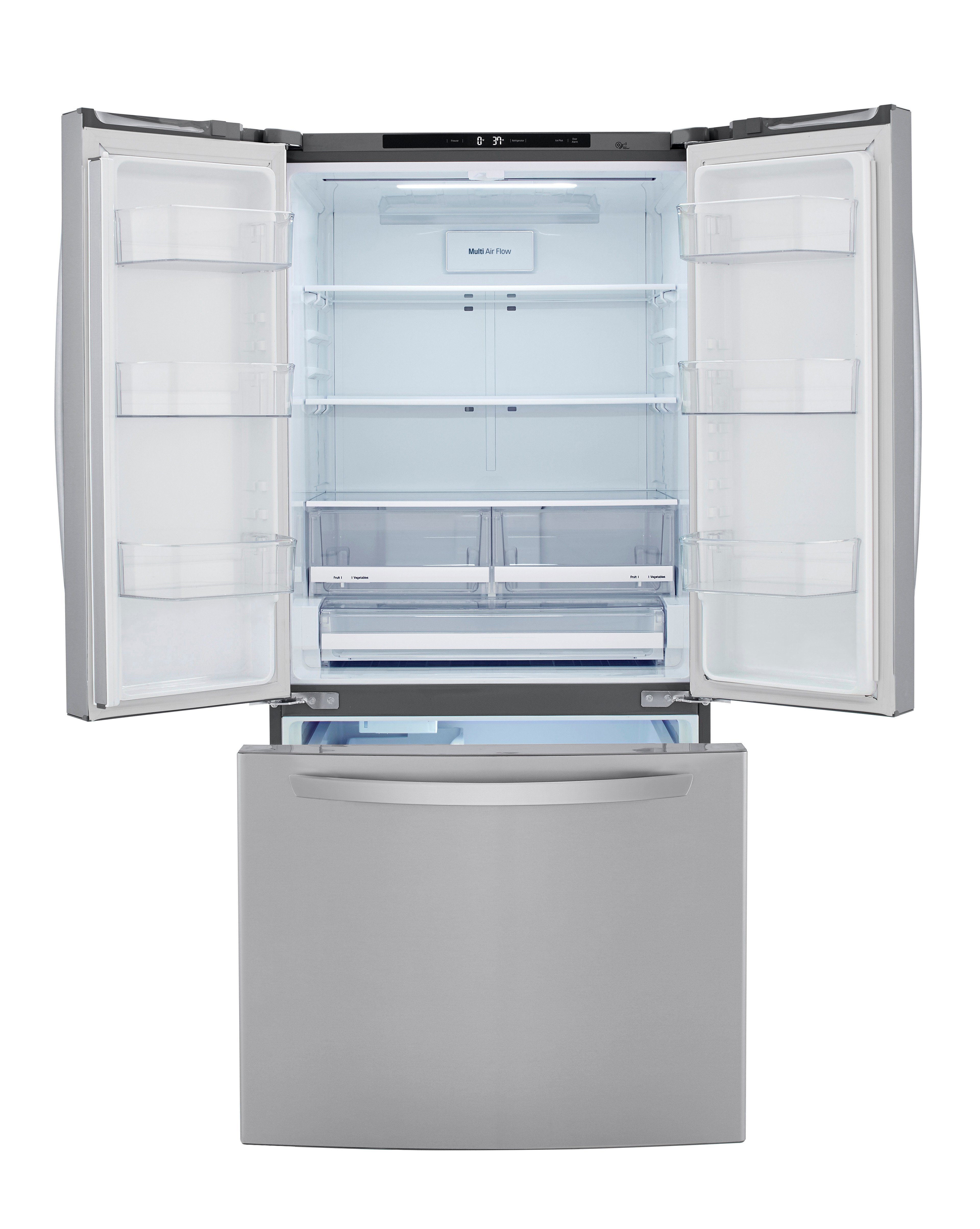 LRFCS25D3S LG 25.2 cu ft French Door Refrigerator - 33 W Fingerprint Resistant Stainless Steel-4