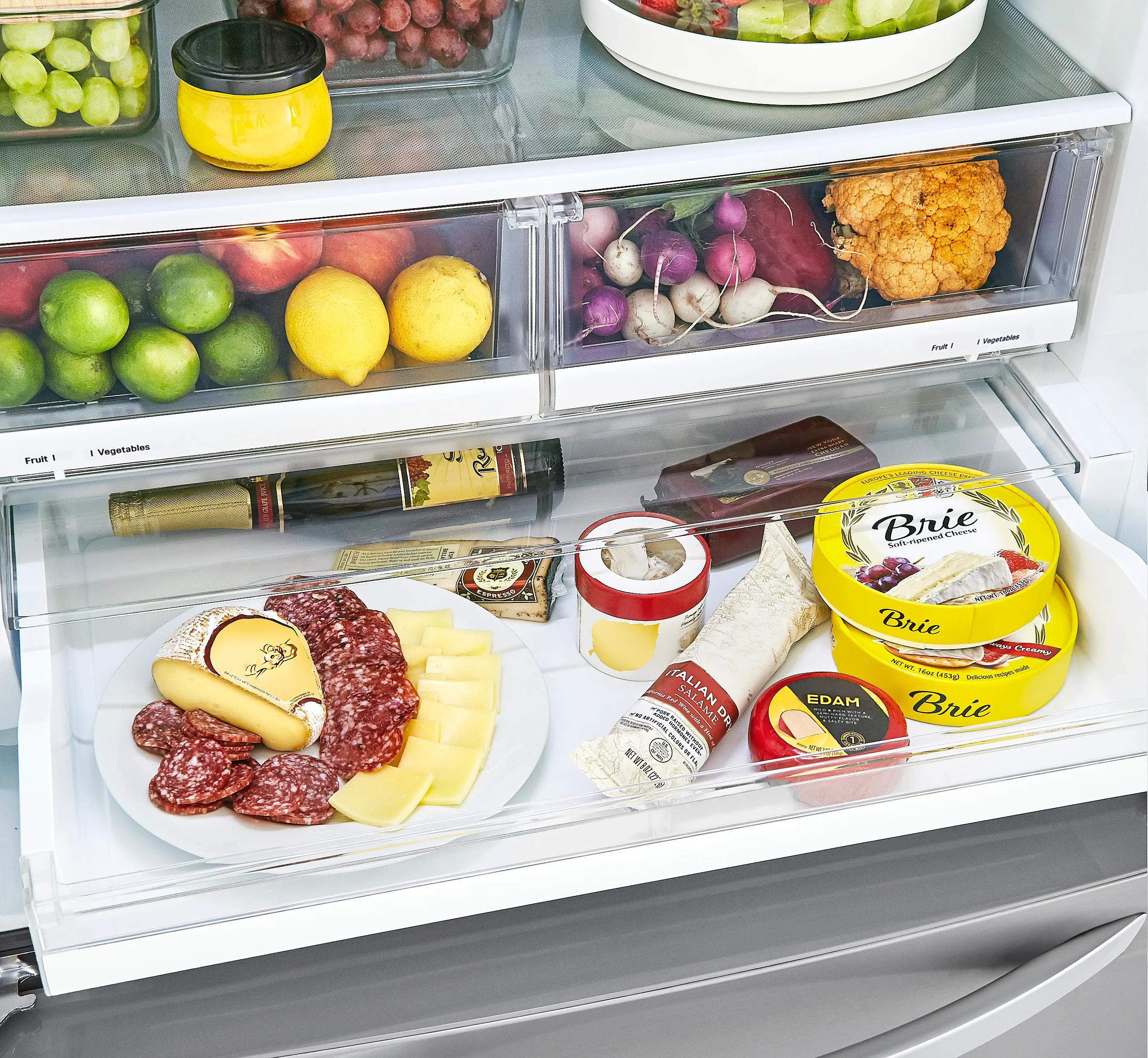 LRFCS25D3S LG 25.2 cu ft French Door Refrigerator - 33 W Stainless Steel-7