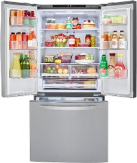 LRFCS25D3S LG 33 Inch French Door Refrigerator - 25 cu. ft. Fingerprint Resistant Stainless Steel-6