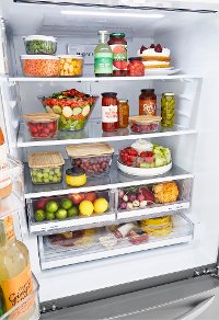 LRFCS25D3S LG 33 Inch French Door Refrigerator - 25 cu. ft. Fingerprint Resistant Stainless Steel-8