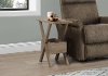 Taupe Accent Table - Elle