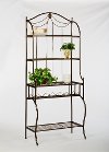 Black and Gold Bakers Rack - Camelot
