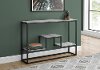 Contemporary Gray and Black Sofa Table - Luka