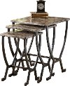 4142-888S Faux Marble Nesting Tables - Monaco