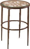 5497-880 Ornate Gray End Table - Marsala