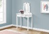 Contemporary White Vanity with Mirror