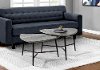 Gray and Black Coffee Table