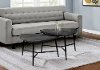 Black and Gray Mid-century Coffee Table Pair