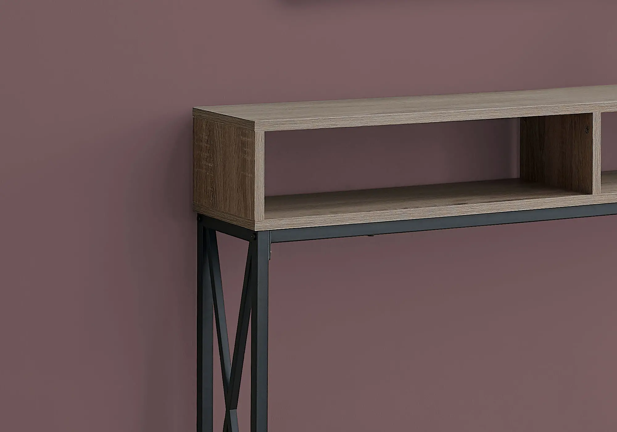 Espresso Sofa Table - Hawk-2