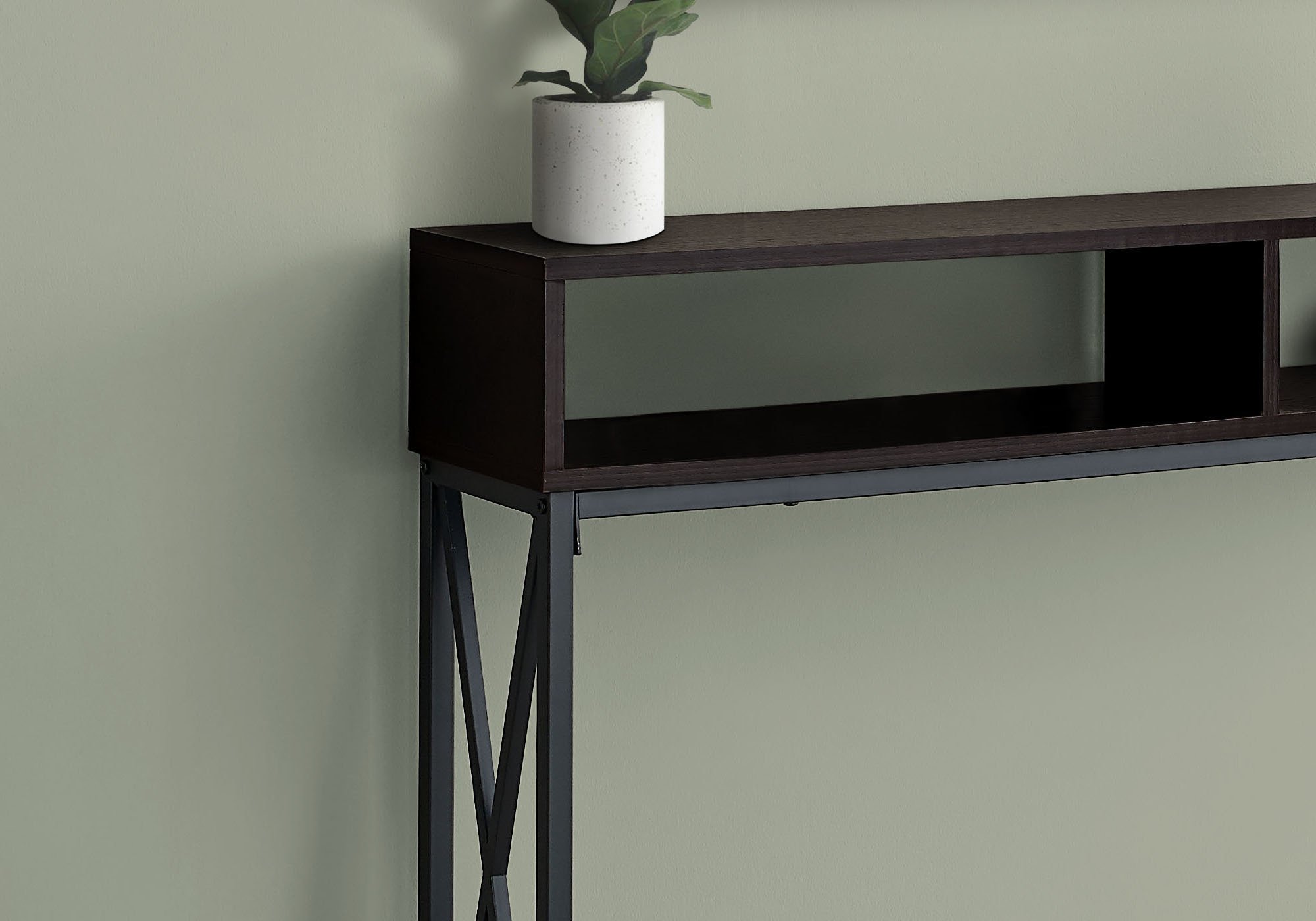 Espresso Sofa Table - Hawk-2