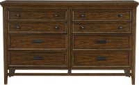 Traditional Brown Cherry Chest of Drawers - Frankie-3