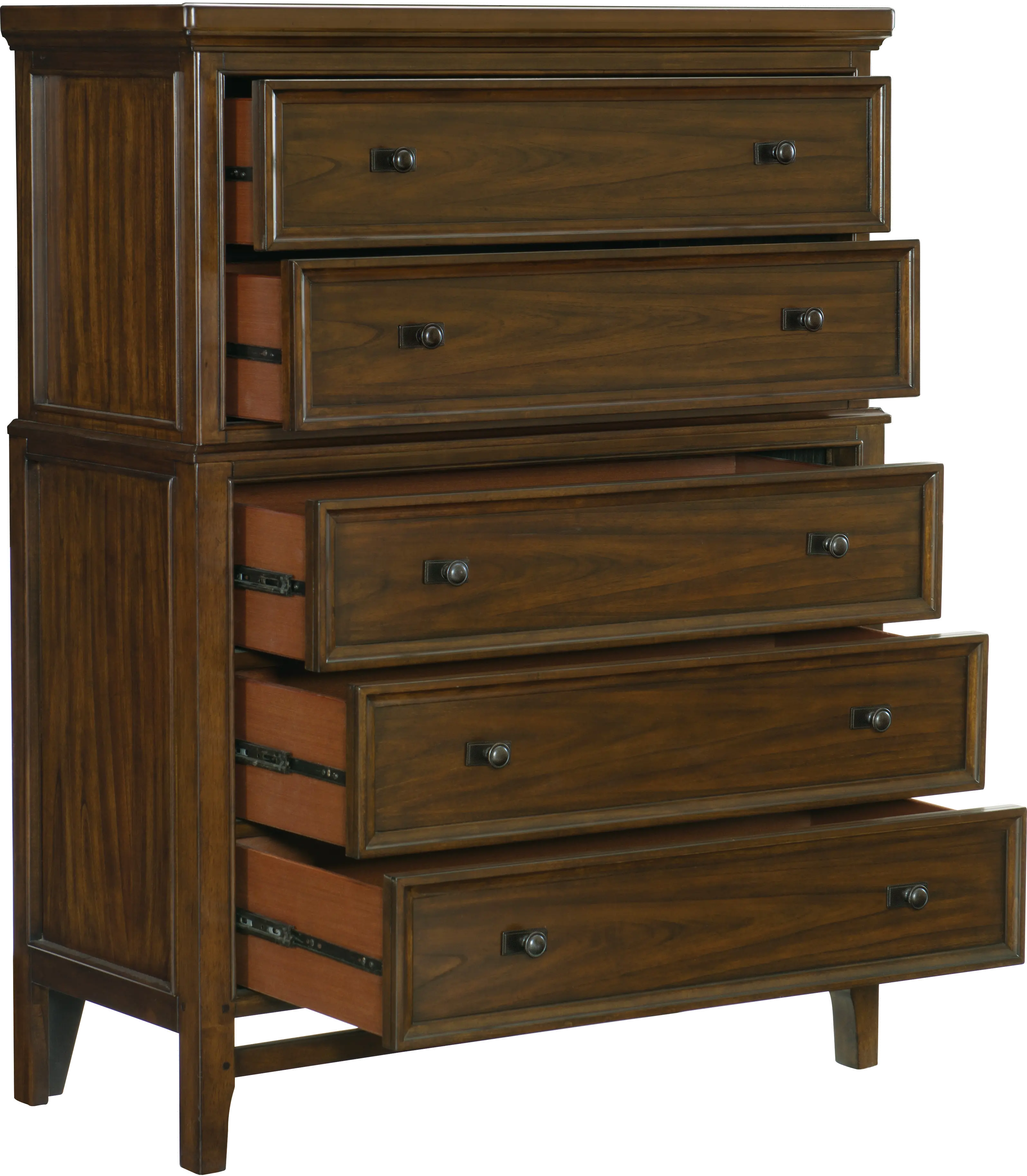 Frankie Brown Cherry Chest of Drawers-4
