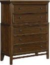Traditional Brown Cherry Chest of Drawers - Frankie