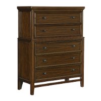 Traditional Brown Cherry Chest of Drawers - Frankie