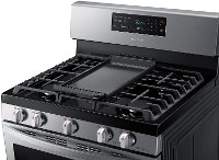 NX58T7511SS Samsung 30 Inch Gas Convection Range with Air Fry - 5.8 cu. ft., Fingerprint Resistant Stainless Steel-3