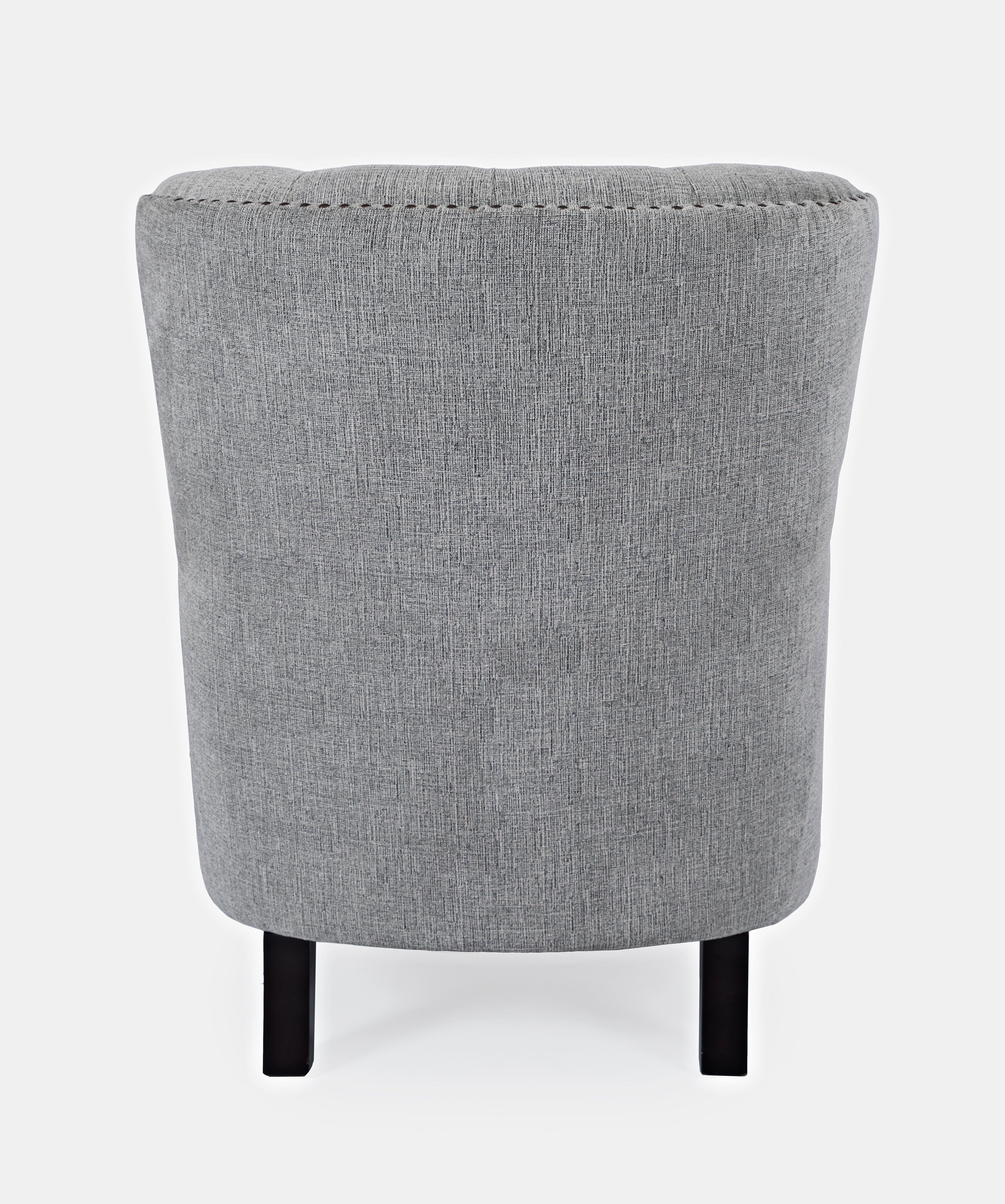 Contemporary Ash Gray Upholstered Accent Chair - Bryson-3