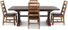 Rustic Brown 5 Piece Dining Room Set - Tana