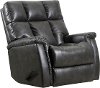 Dark Gray Power Rocker Recliner - Badlands