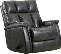 Dark Gray Power Rocker Recliner - Badlands