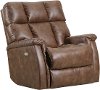 Saddle Brown Power Rocker Recliner - Badlands