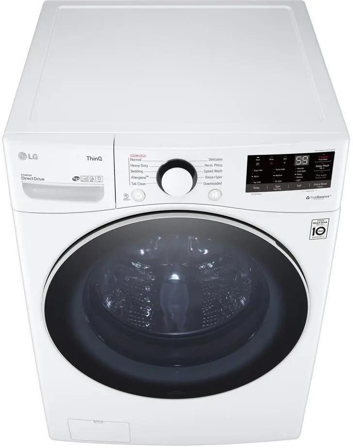 WM3600HWA LG Front Load Washer - 4.5 cu. ft. White-4