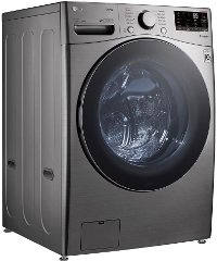 WM3600HVA LG Front Load Washer with TurboWash 360 Steam - 4.5 cu. ft. Graphite Steel-3