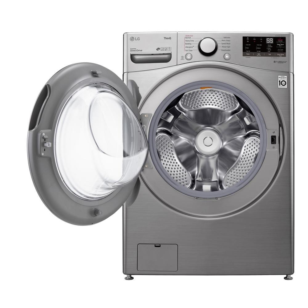 WM3600HVA LG WiFi Enabled Front Load Washer - 4.5 cu. ft. Graphite Steel-2