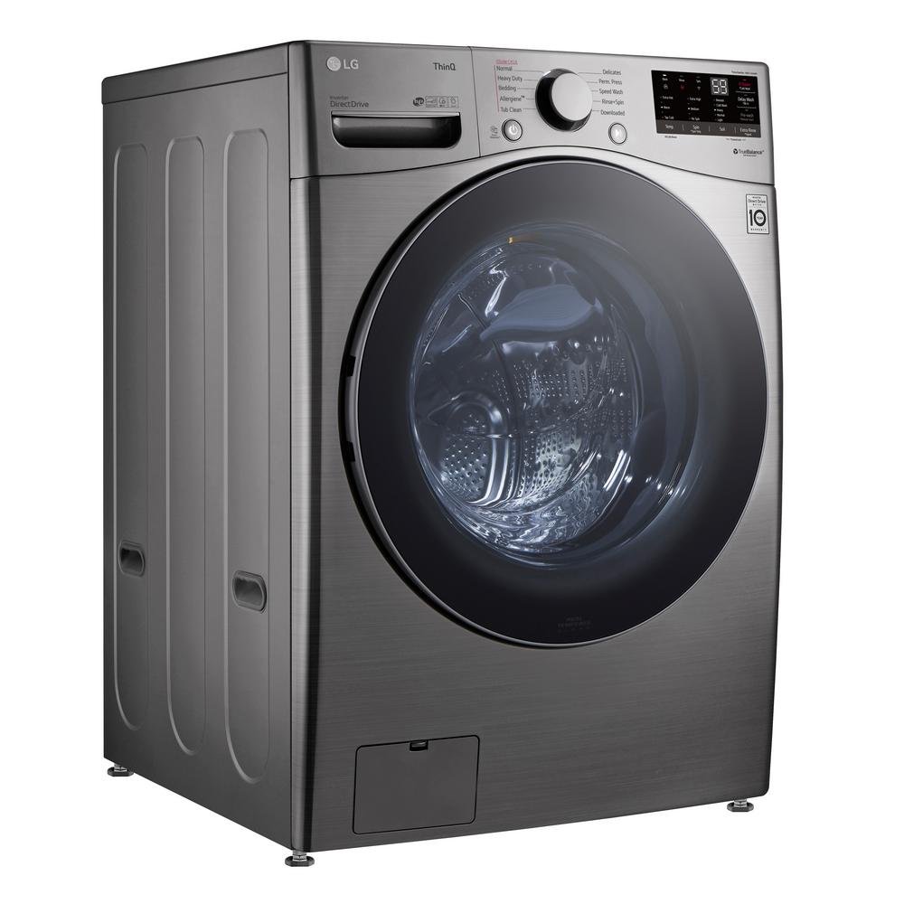 WM3600HVA LG WiFi Enabled Front Load Washer - 4.5 cu. ft. Graphite Steel-3