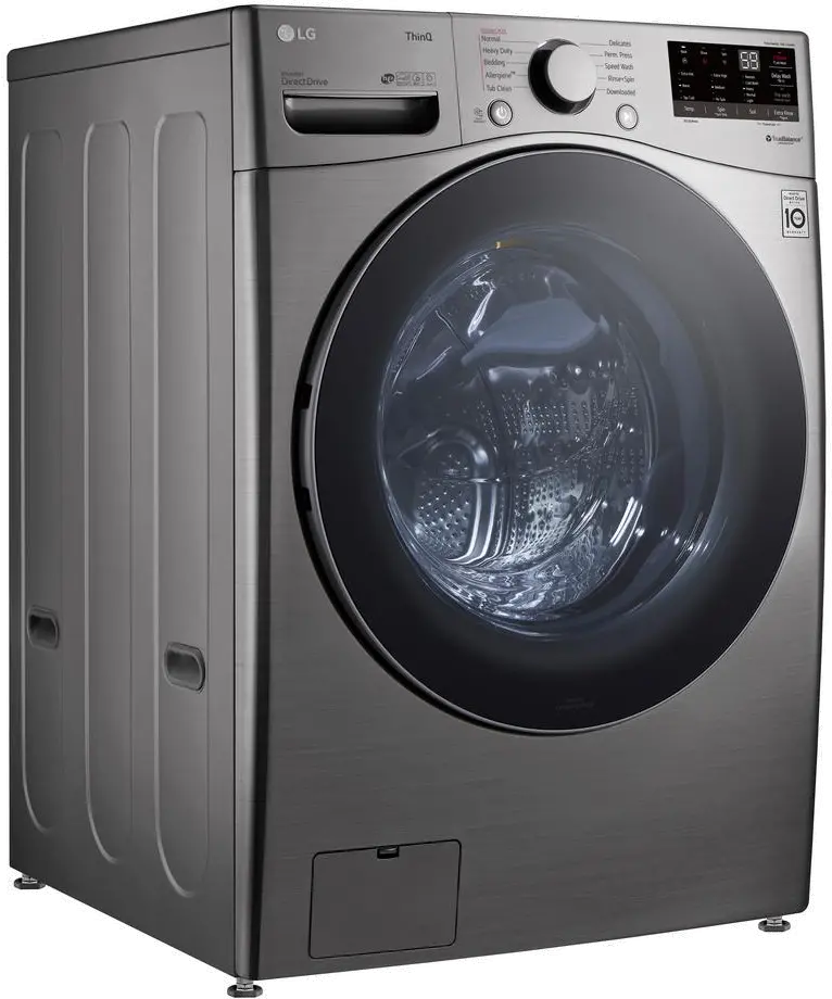 WM3600HVA LG WiFi Enabled Front Load Washer - 4.5 cu. ft. Graphite Steel-3