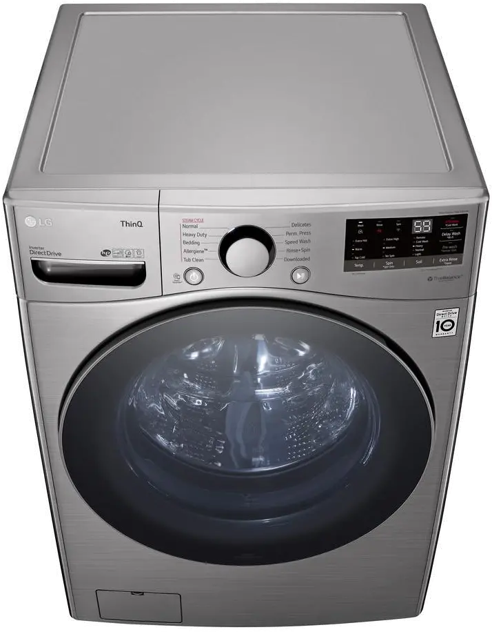 WM3600HVA LG WiFi Enabled Front Load Washer - 4.5 cu. ft. Graphite Steel-4