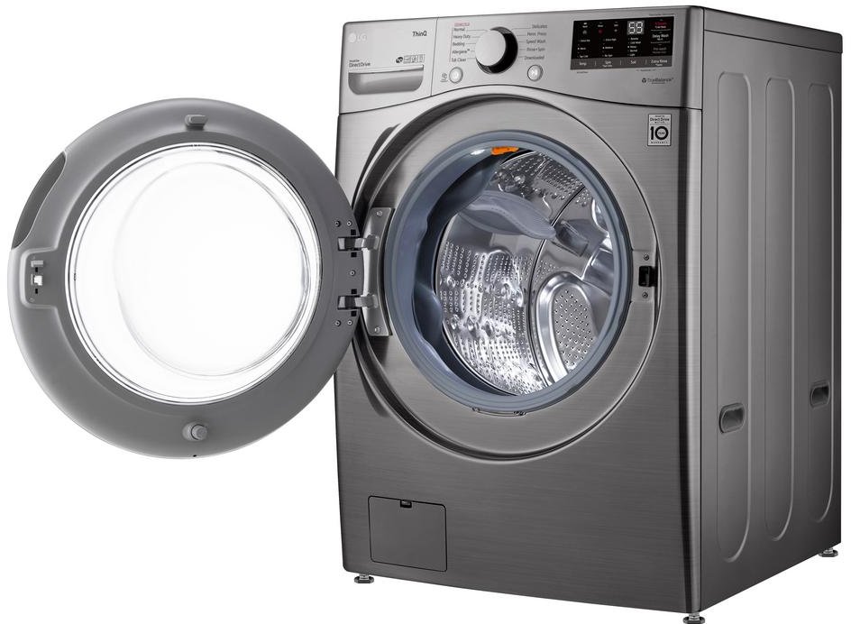 WM3600HVA LG WiFi Enabled Front Load Washer - 4.5 cu. ft. Graphite Steel-7