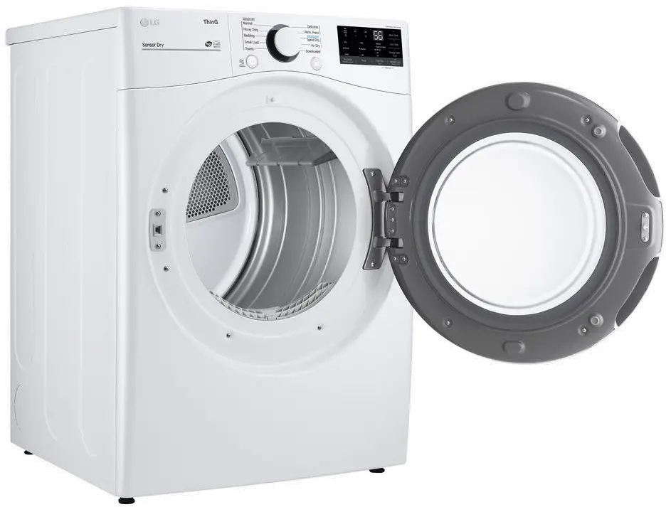 DLE3600W LG Ultra Large Capacity Smart Front Load Electric Dryer with Built-In Intelligence - 7.4 cu. ft. White-4
