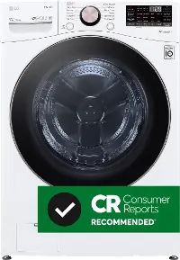 WM4000HWA LG Large Capacity Smart WiFi Front Load Washer with TurboWash 360° - 4.5 cu. ft. White