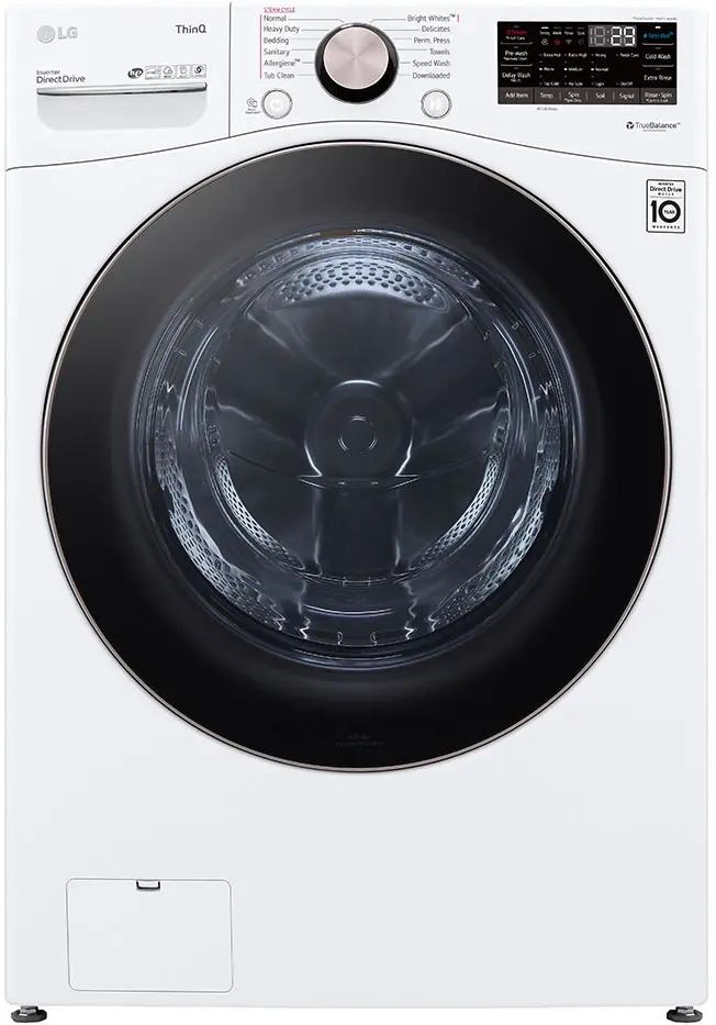 WM4000HWA LG Large Capacity Smart WiFi Front Load Washer with TurboWash 360° - 4.5 cu. ft. White-3