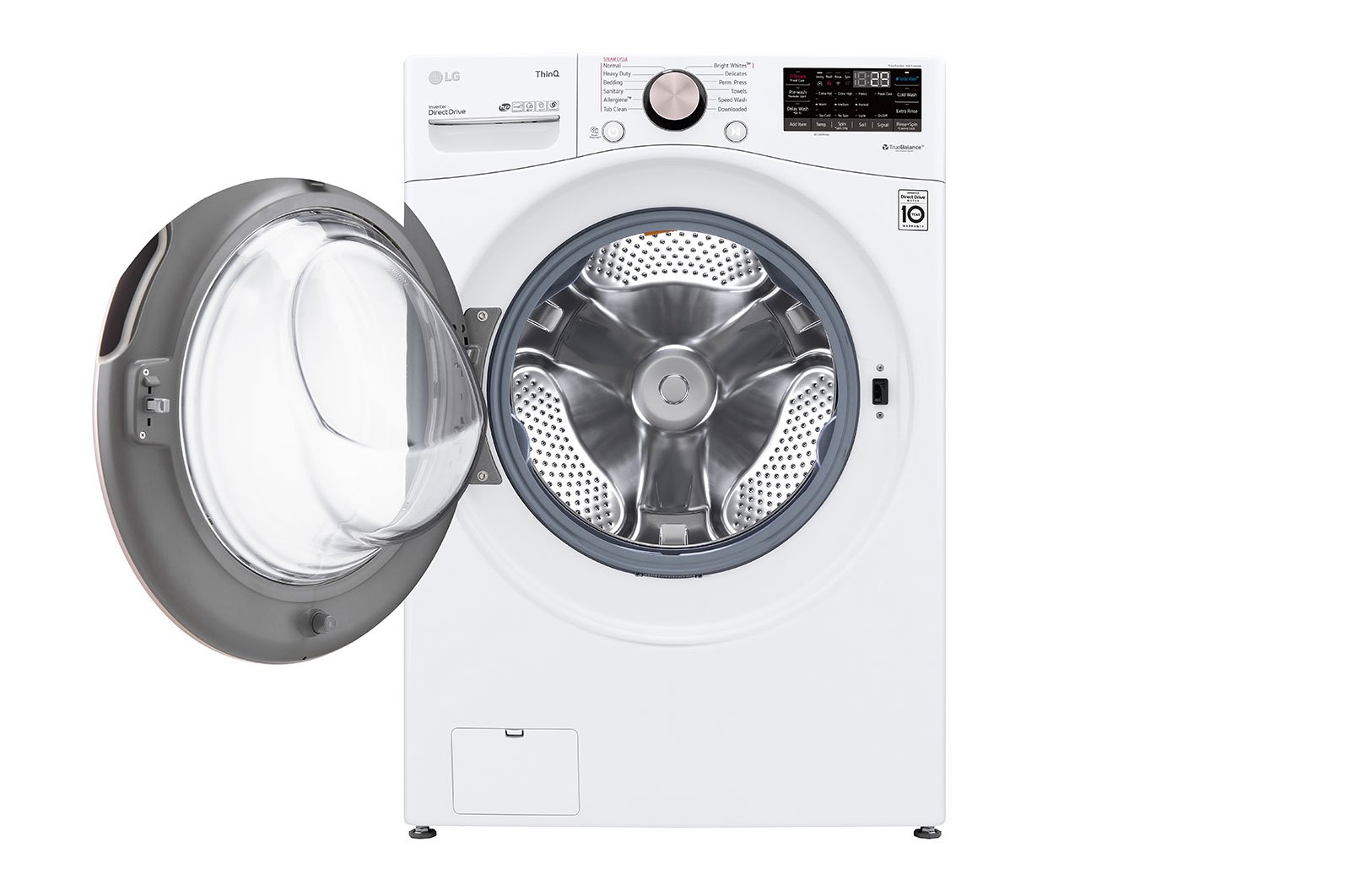 WM4000HWA LG Large Capacity Smart WiFi Front Load Washer with TurboWash 360° - 4.5 cu. ft. White-6