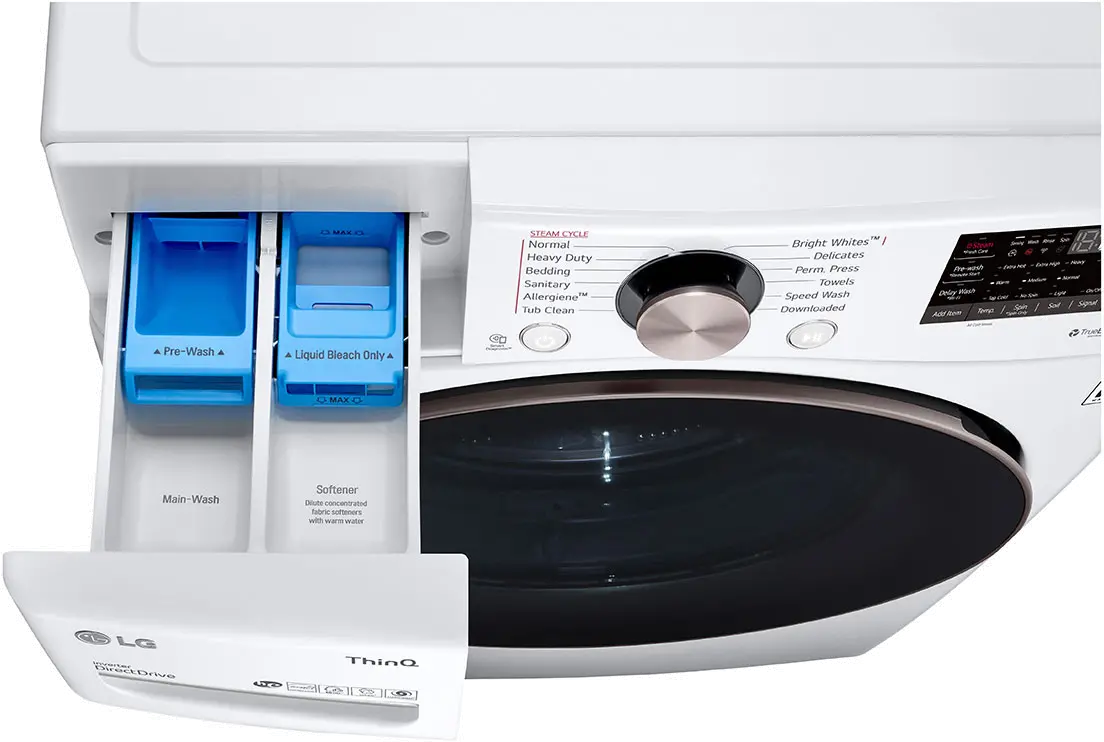 WM4000HWA LG Large Capacity Smart WiFi Front Load Washer with TurboWash 360° - 4.5 cu. ft. White-7