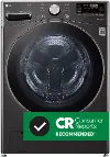 WM4000HBA LG Large Capacity Smart Front Load Washer with TurboWash 360° and WiFi - 4.5 cu. ft. Black Steel