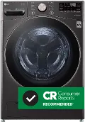 WM4000HBA LG Large Capacity Smart Front Load Washer with TurboWash 360° and WiFi - 4.5 cu. ft. Black Steel