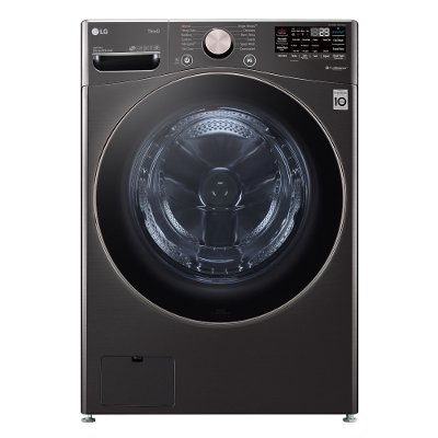 WM4000HBA LG Large Capacity Smart Front Load Washer with TurboWash 360° and WiFi - 4.5 cu. ft. Black Steel