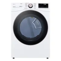 DLEX4000W Ultra Large Capacity Smart Front Load Electric Dryer with TurboSteam™ and Built-In Intelligence - 7.4 cu. ft. White
