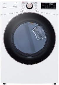 DLGX4001W Ultra Large Capacity Smart Front Load Gas Dryer with TurboSteam™ and Built-In Intelligence - 7.4 cu. ft. White