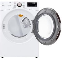 DLGX4001W Ultra Large Capacity Smart Front Load Gas Dryer with TurboSteam™ and Built-In Intelligence - 7.4 cu. ft. White-2