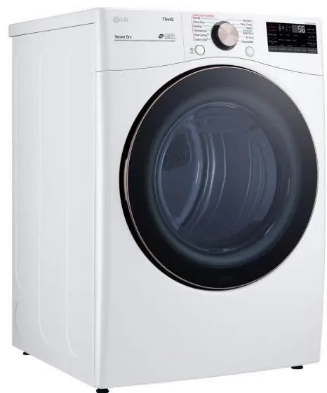 DLGX4001W Ultra Large Capacity Smart Front Load Gas Dryer with TurboSteam™ and Built-In Intelligence - 7.4 cu. ft. White-3