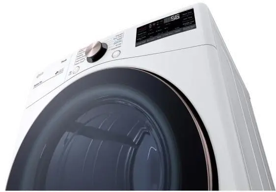 DLGX4001W Ultra Large Capacity Smart Front Load Gas Dryer with TurboSteam™ and Built-In Intelligence - 7.4 cu. ft. White-5